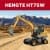Колесный мини-экскаватор HENGTE HT75W Колесный мини-экскаватор HENGTE HT75W