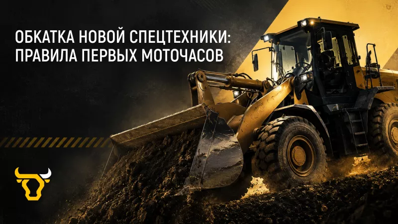 Обкатка новой спецтехники: правила первых моточасов